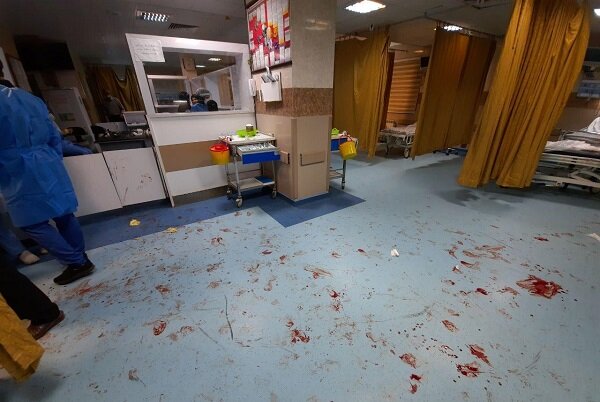 حمله اراذل و اوباش به مرکز اورژانس بیمارستان باقرالعلوم اهر